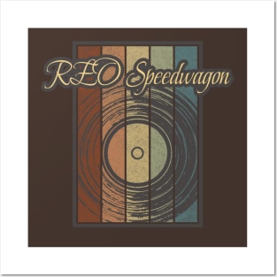 REO Speedwagon Vynil Silhouette Posters and Art